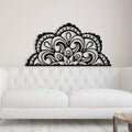 Devided Mandal Pattern Design Metal Art Wall Decor