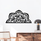 Devided Mandal Pattern Design Metal Art Wall Decor