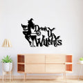 Drink Up Witches Sign Metal Art Wall Decor