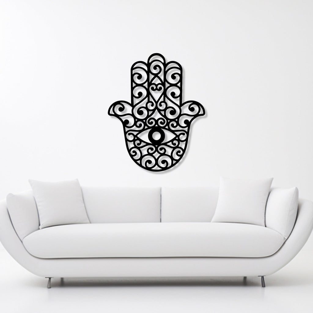 Hamsa Design Metal Art Wall Decor Hanging
