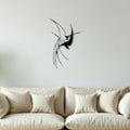 Hummingbird Modern Design Metal Art Wall Decor