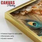 Elegant Lord Krishna Face Canvas Painting – Premium Spiritual Decor