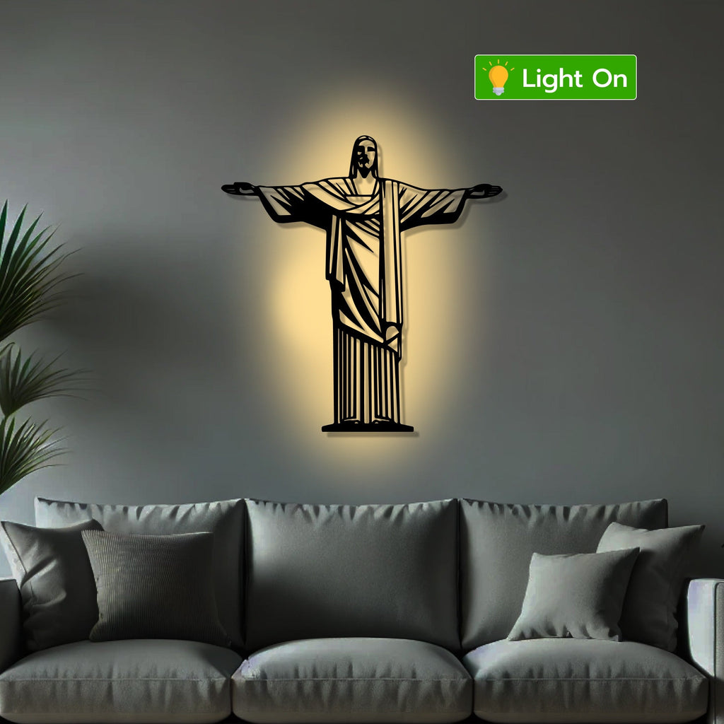 Jesus Christ the Redeemer Metal Art Wall Decor