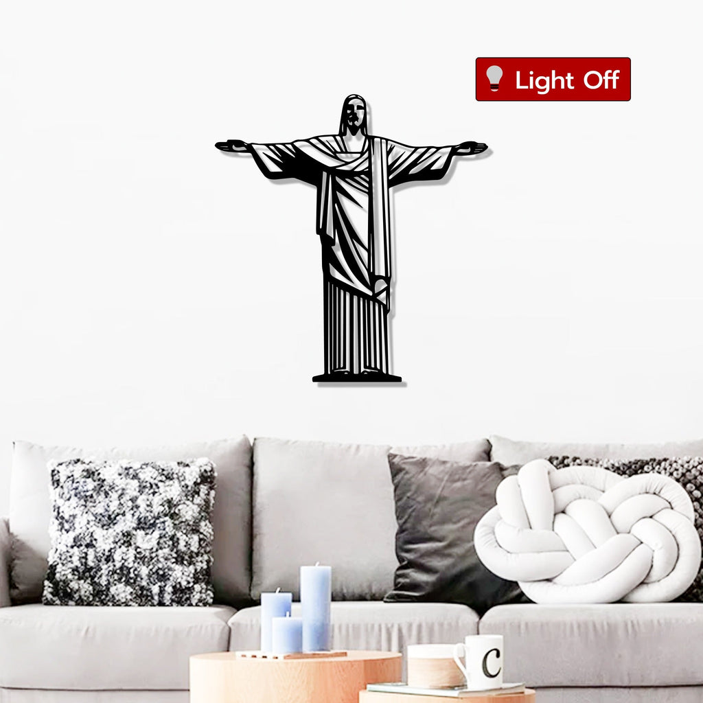 Jesus Christ the Redeemer Metal Art Wall Decor