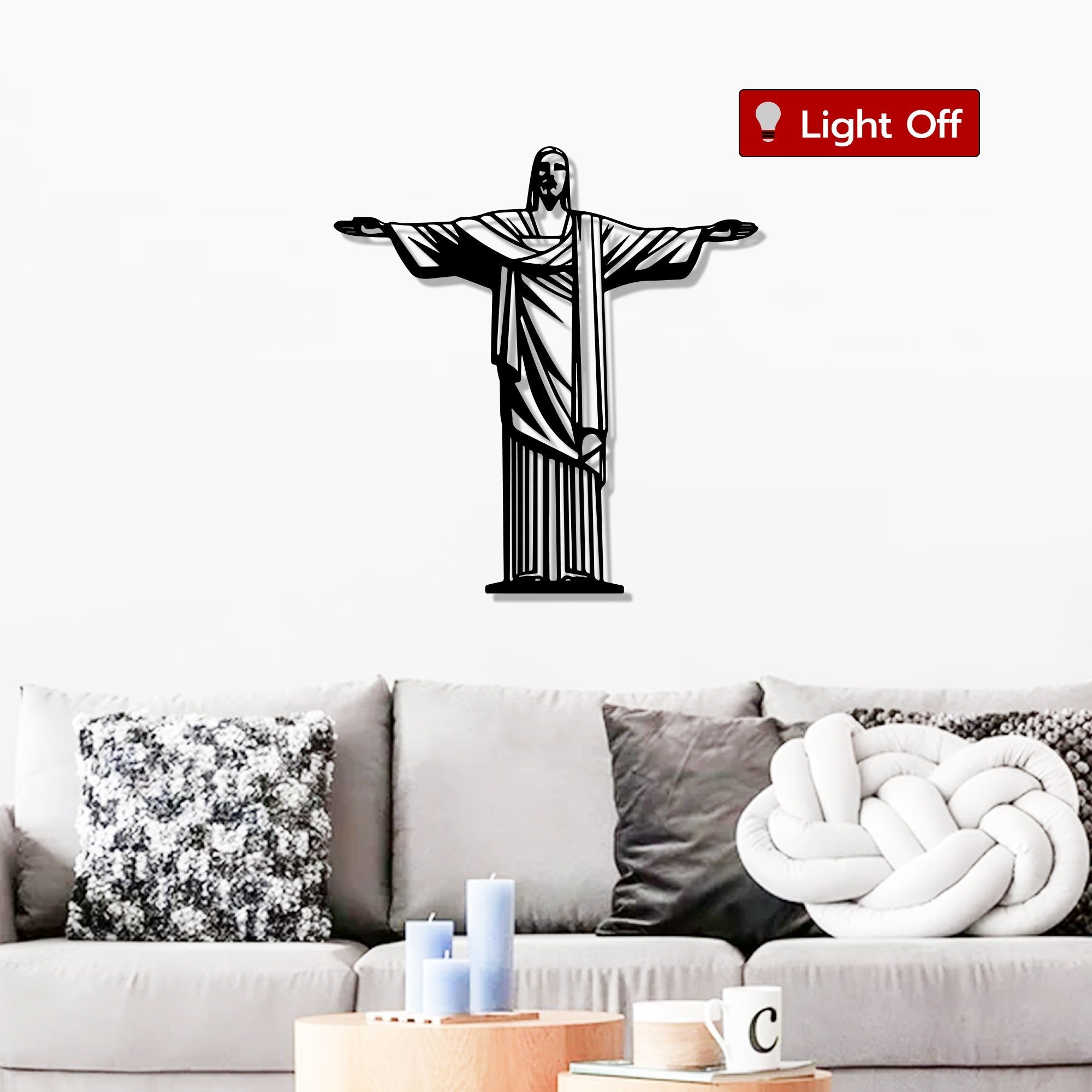 Jesus Christ the Redeemer Metal Art Wall Decor