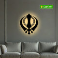 Khanda Sikh Symbol of Pride Metal Art Divine Wall Decor