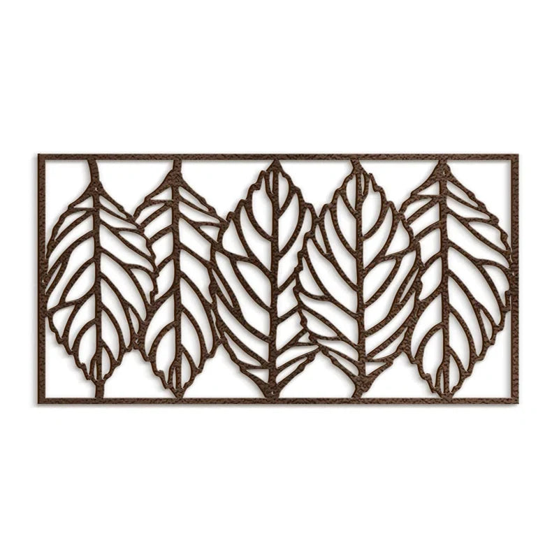Leaf Blade Minimalist Modern Abstract Wall Metal Art Decor