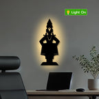 Lord Vitthal Maharashtrian Devotional Metal Art Wall Decor