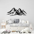 Majestic Snow Mountain Range  Metal Art Wall Decor