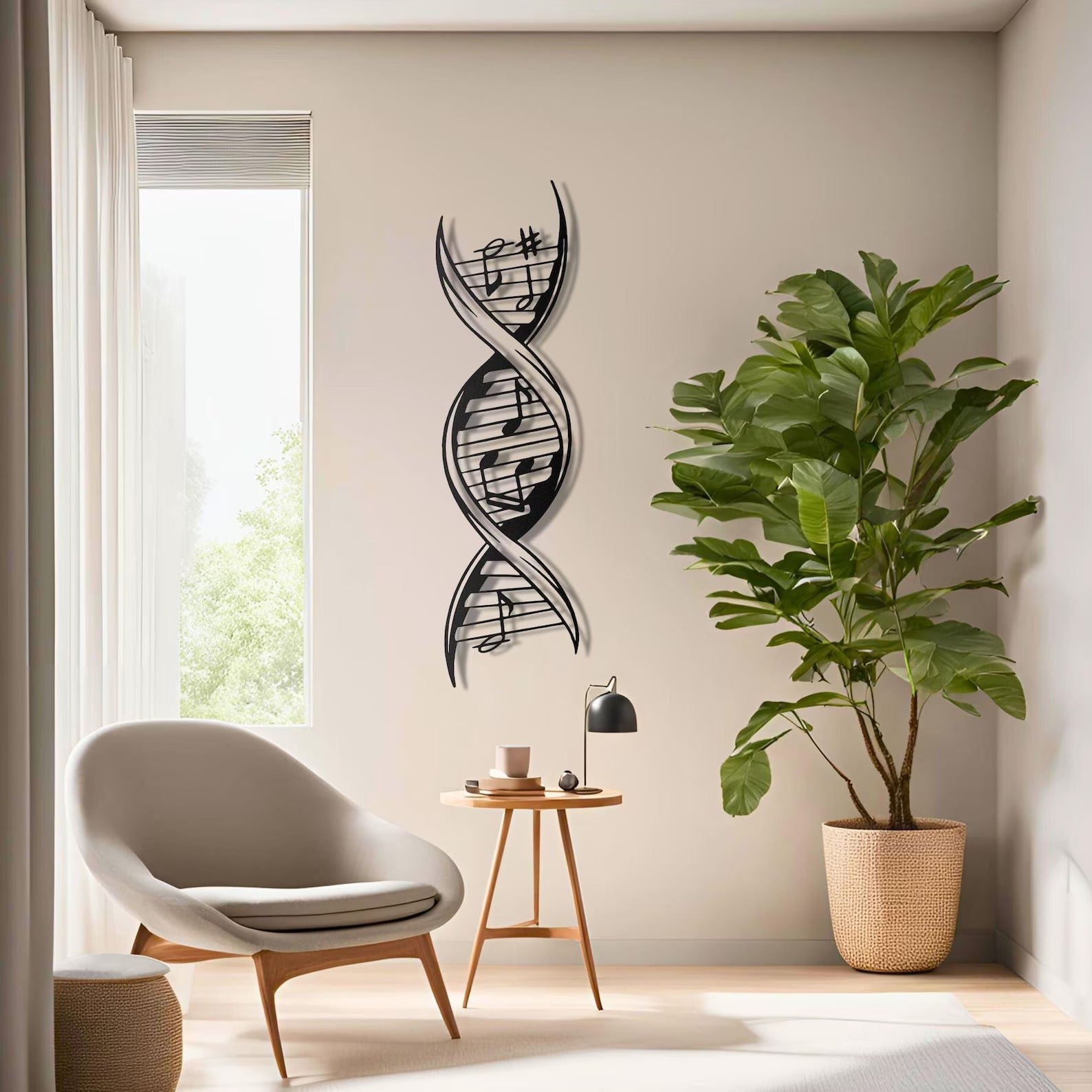 Musical DNA Modern Art Design Metal Art Wall Decor