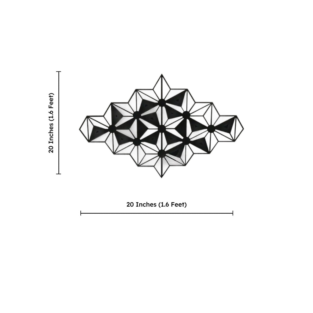 Polaris 3D Abstract Art Design Metal Artwork Wall Decor