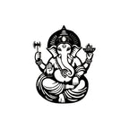 Shree Ganesha Blessings Metal Art Devotion Wall Decor