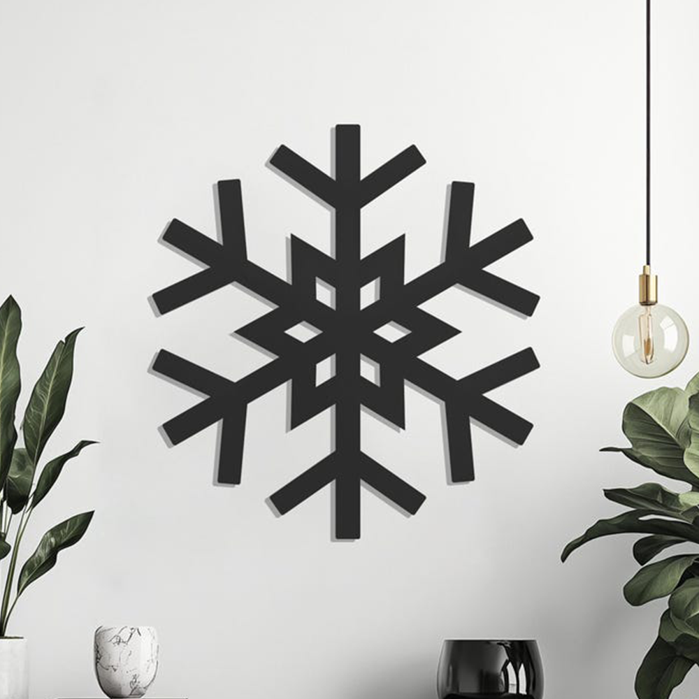 Snowflake Unique Winter Wall Metal Art Decor