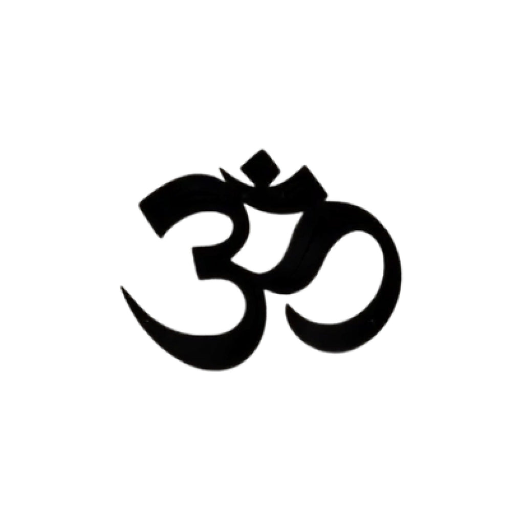 Spiritual Om Peaceful Symbol Metal Art Wall Decor