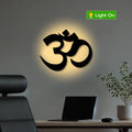 Spiritual Om Peaceful Symbol Metal Art Wall Decor