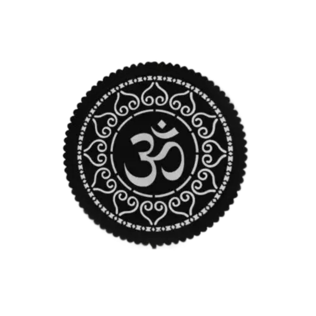 Symbol of Peace Om Circle Design Metal Art Wall Decor