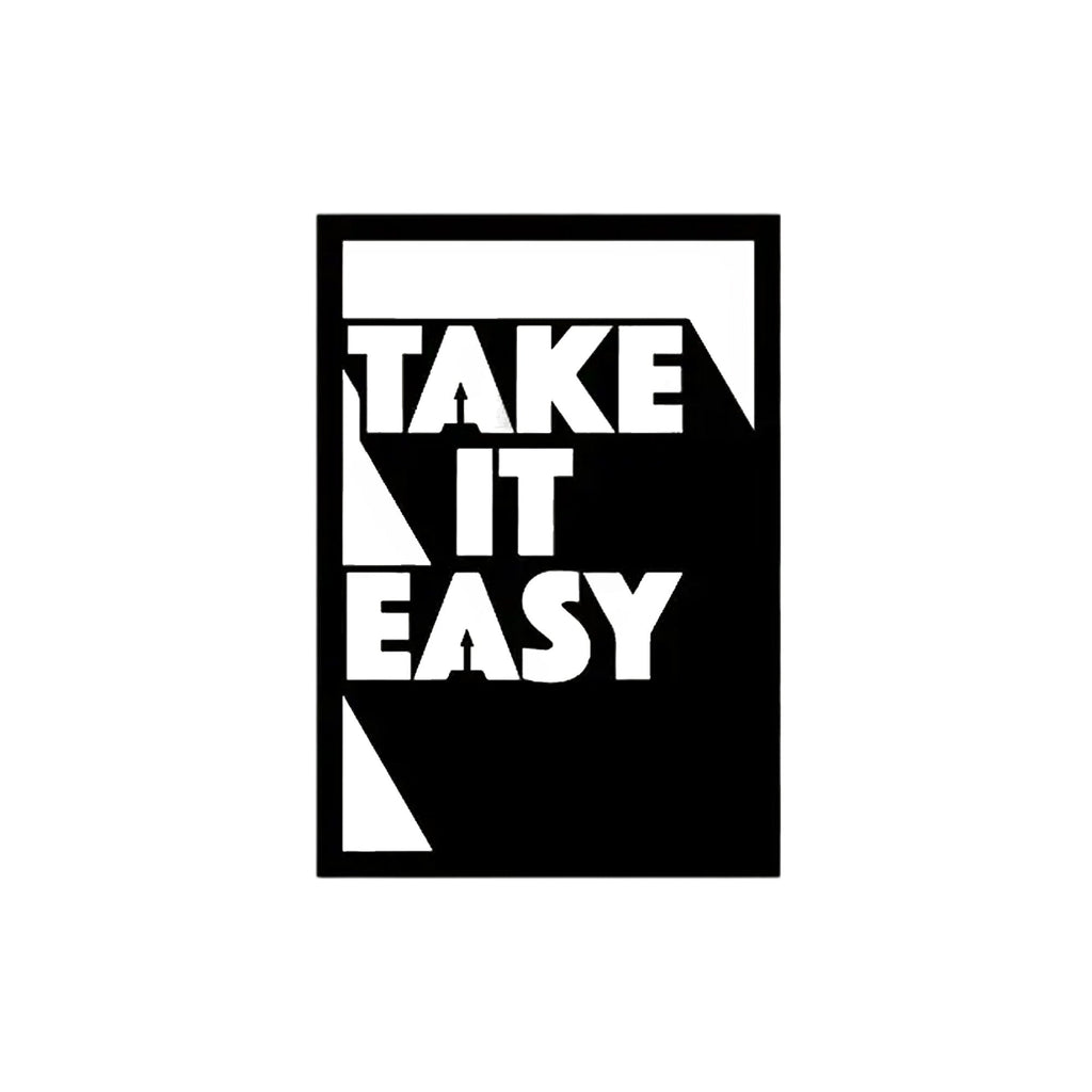 Take It Easy Frame Metal Art Wall Decor