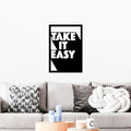 Take It Easy Frame Metal Art Wall Decor