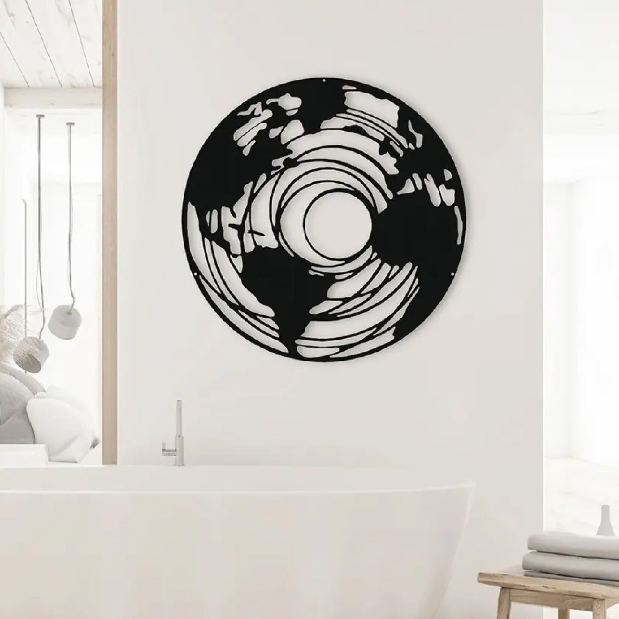 Terrestrial Modern Design Metal Artwork Wall Decor