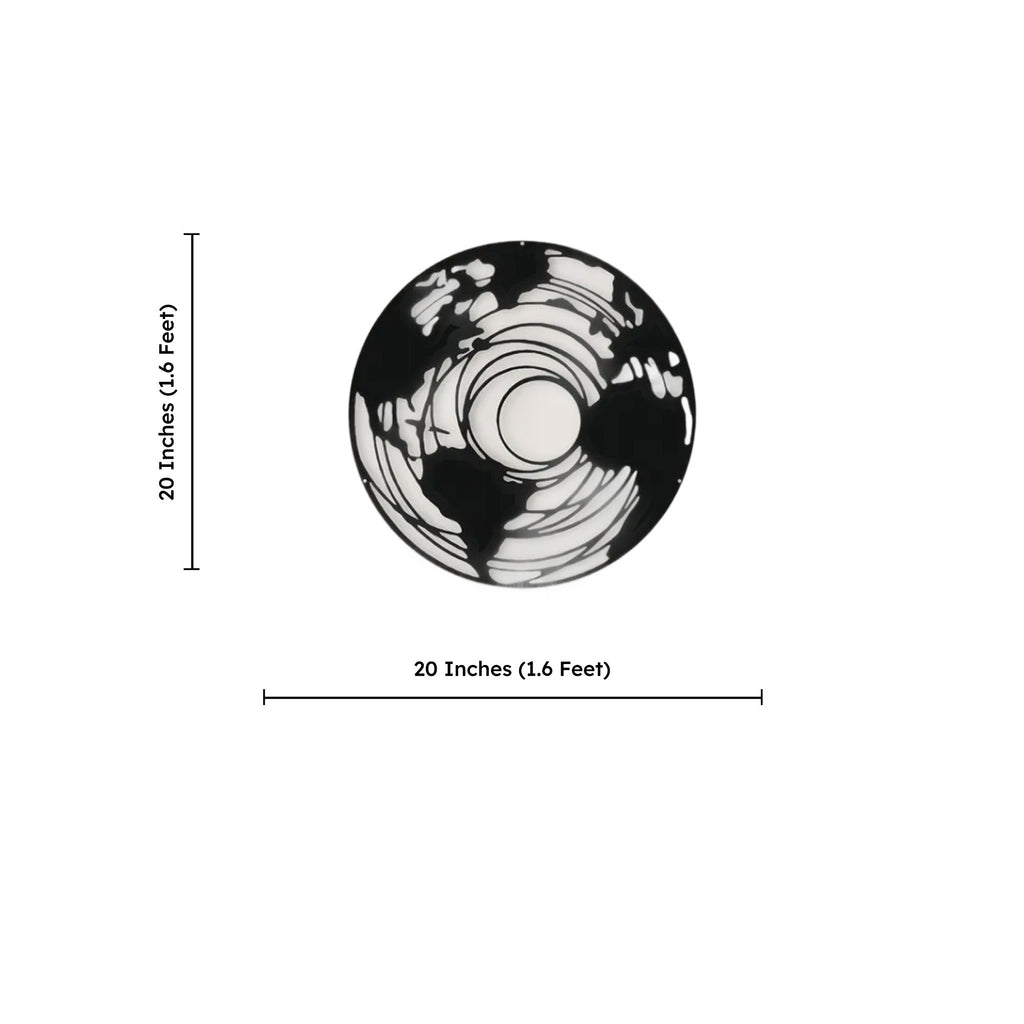 Terrestrial Modern Design Metal Artwork Wall Decor