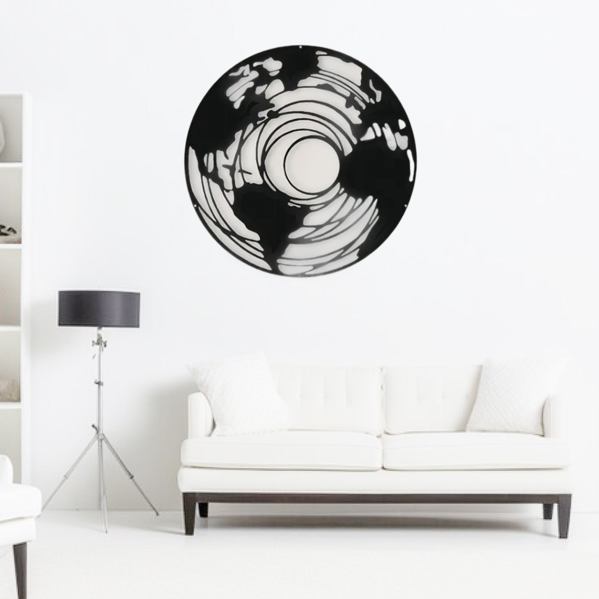 Terrestrial Modern Design Metal Artwork Wall Decor