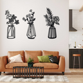 three-pieces-flower-vase-wall-decor-metal-art
