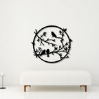 Toucan Birds on Tree Metal Art Wall Decor