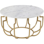 home decorative Unique Design White Marble Center Table 