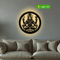 Veer Hanumana Symbol of Strength Metal Art Wall Decor