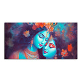Divine Aura Radha Krishna Canvas Wall Painting - Decor Smart
