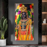 Divine Shree Ram Premium Acrylic Floating Vertical Wall Painting - Decor Smart