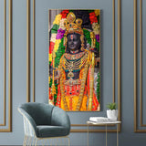 Divine Shree Ram Premium Acrylic Floating Vertical Wall Painting - Decor Smart