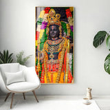 Divine Shree Ram Premium Acrylic Floating Vertical Wall Painting - Decor Smart