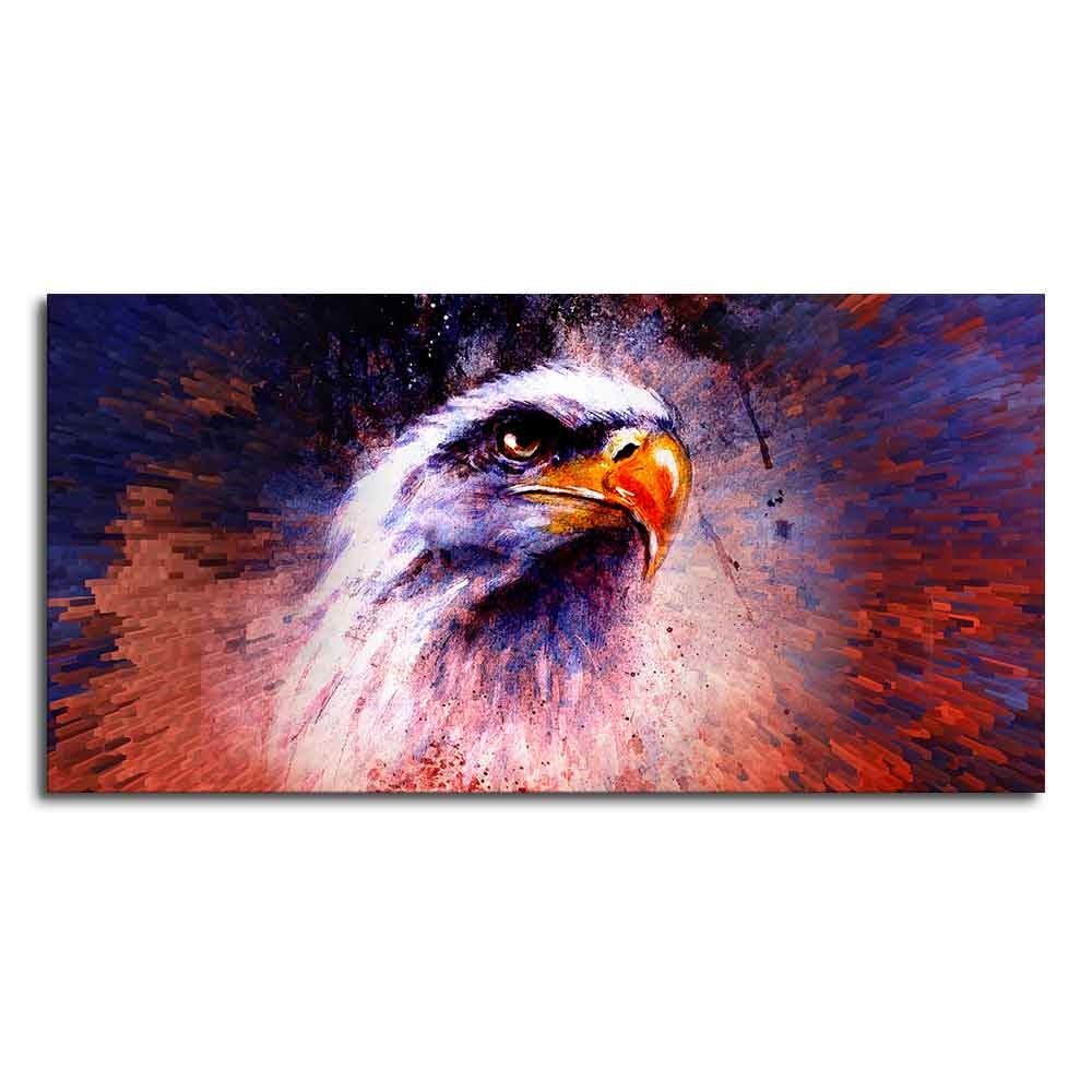 Eagle Abstract Art Canvas Wall Painting - Decor Smart