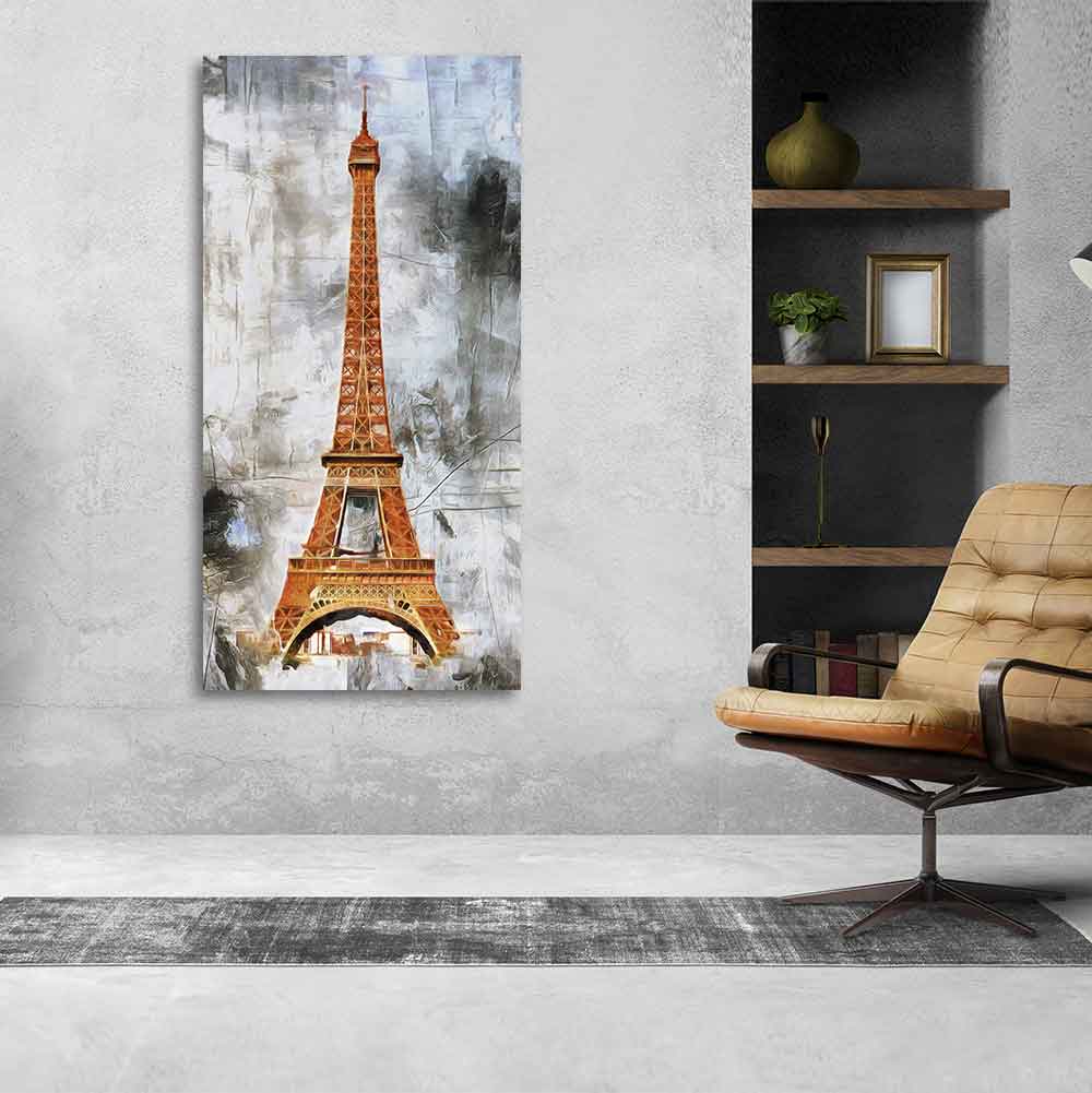 Eiffel Tower Canvas Wall Painting - Decor Smart