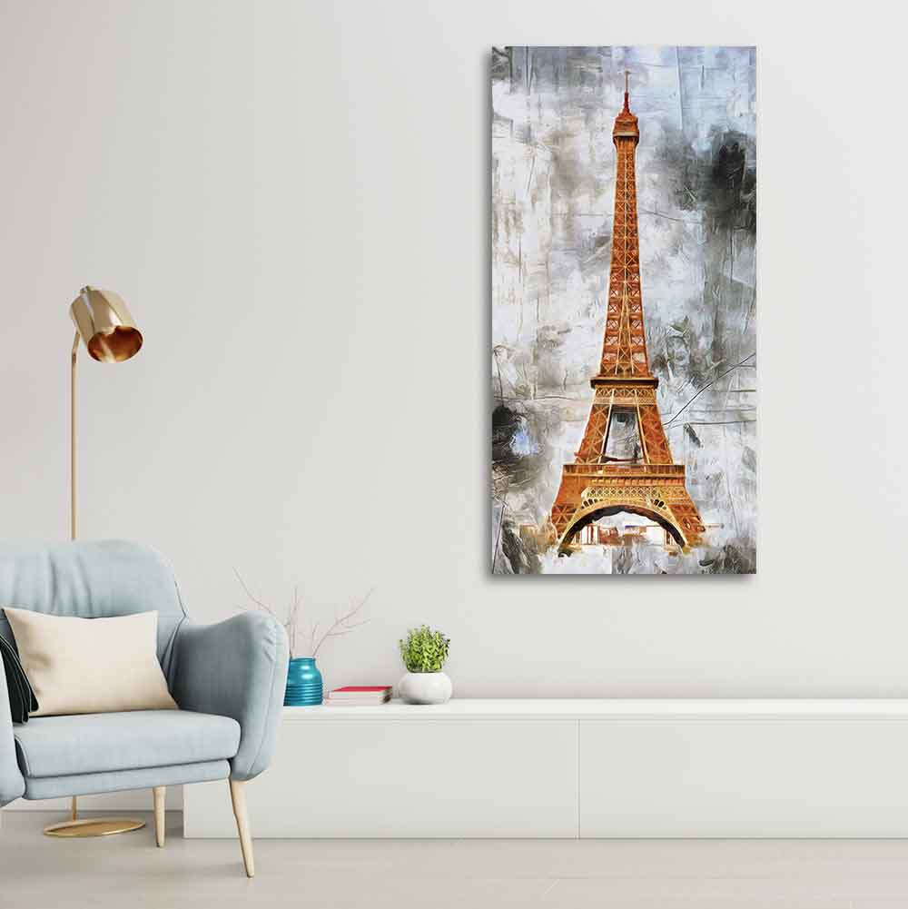 Eiffel Tower Canvas Wall Painting - Decor Smart