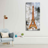 Eiffel Tower Canvas Wall Painting - Decor Smart