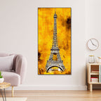 Eiffel Tower Floating Canvas Wall Painting