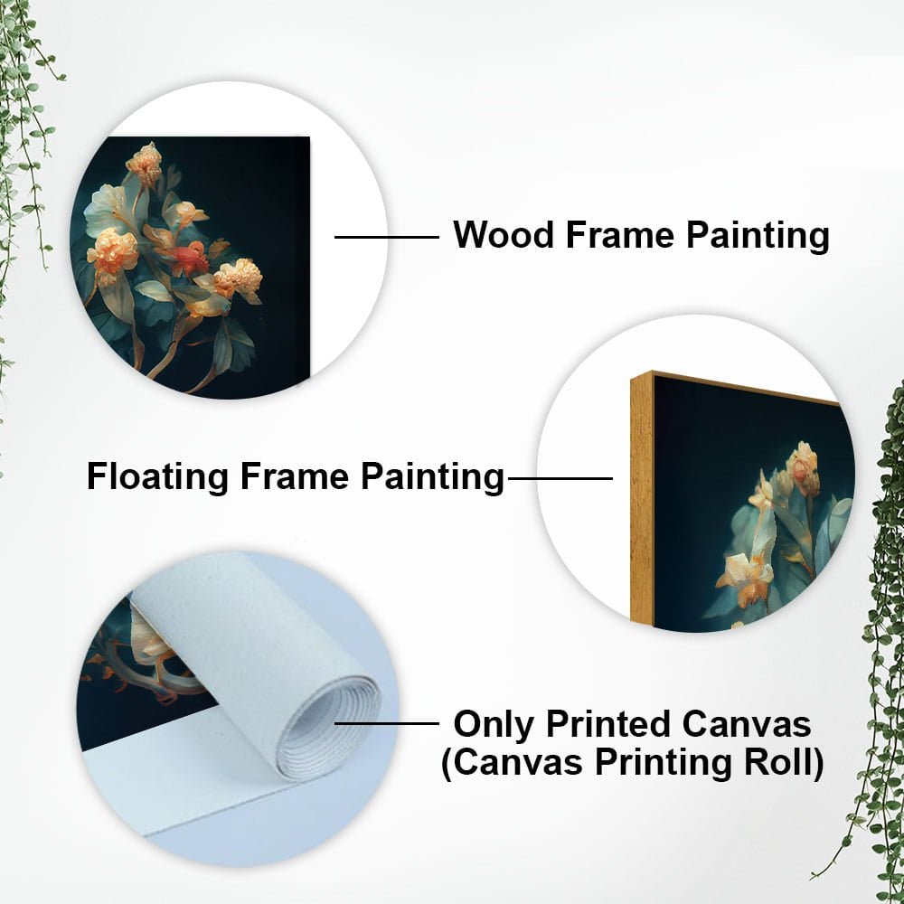Elegant Floral Flower art Canvas Wall Painting - Decor Smart