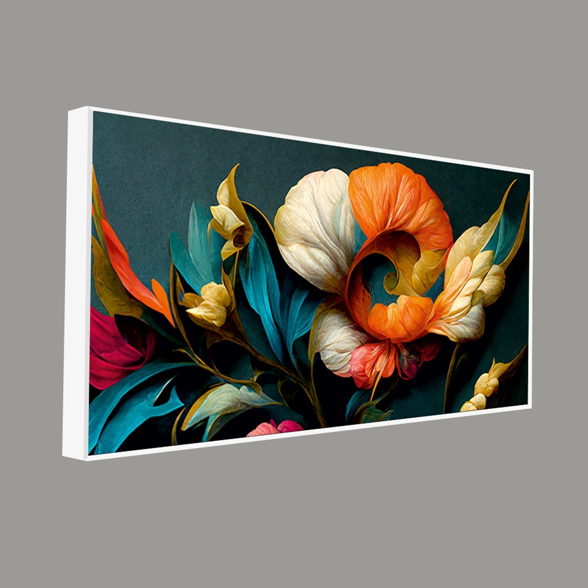 Elegant Floral Flower Artistic Art Canvas Wall Painting - Decor Smart