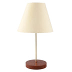 Elegant Night Lamp with Aluminum Base Table Lamp Shade