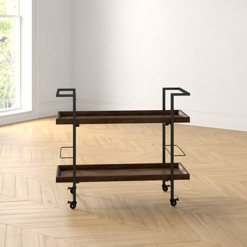 Emer Metal Bar Cart - Decor Smart