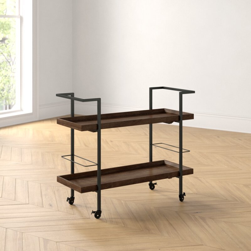 Emer Metal Bar Cart - Decor Smart
