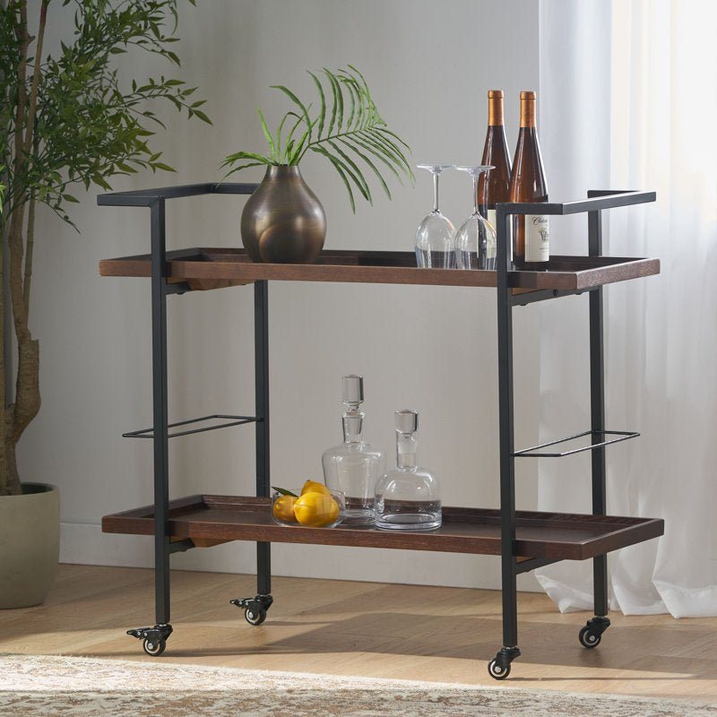 Emer Metal Bar Cart - Decor Smart