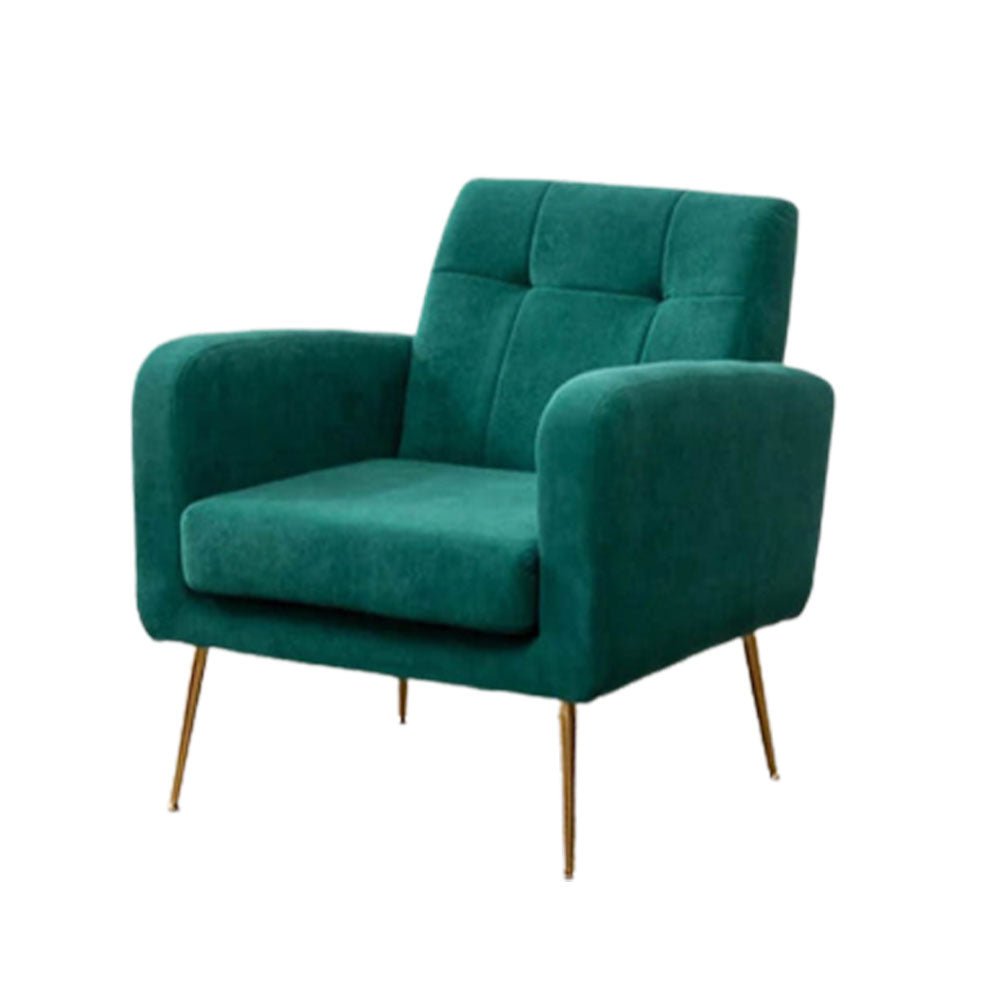 Emerald Luxurious Tufted Velvet Sofa Lounge Chair - Decor Smart
