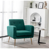 Emerald Luxurious Tufted Velvet Sofa Lounge Chair - Decor Smart