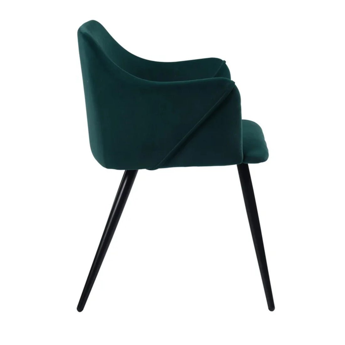 Emerald Rich Cushiony Plush Velvet Accent Chair - Decor Smart