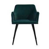Emerald Rich Cushiony Plush Velvet Accent Chair - Decor Smart