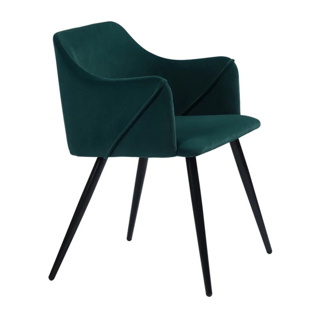 Emerald Rich Cushiony Plush Velvet Accent Chair - Decor Smart