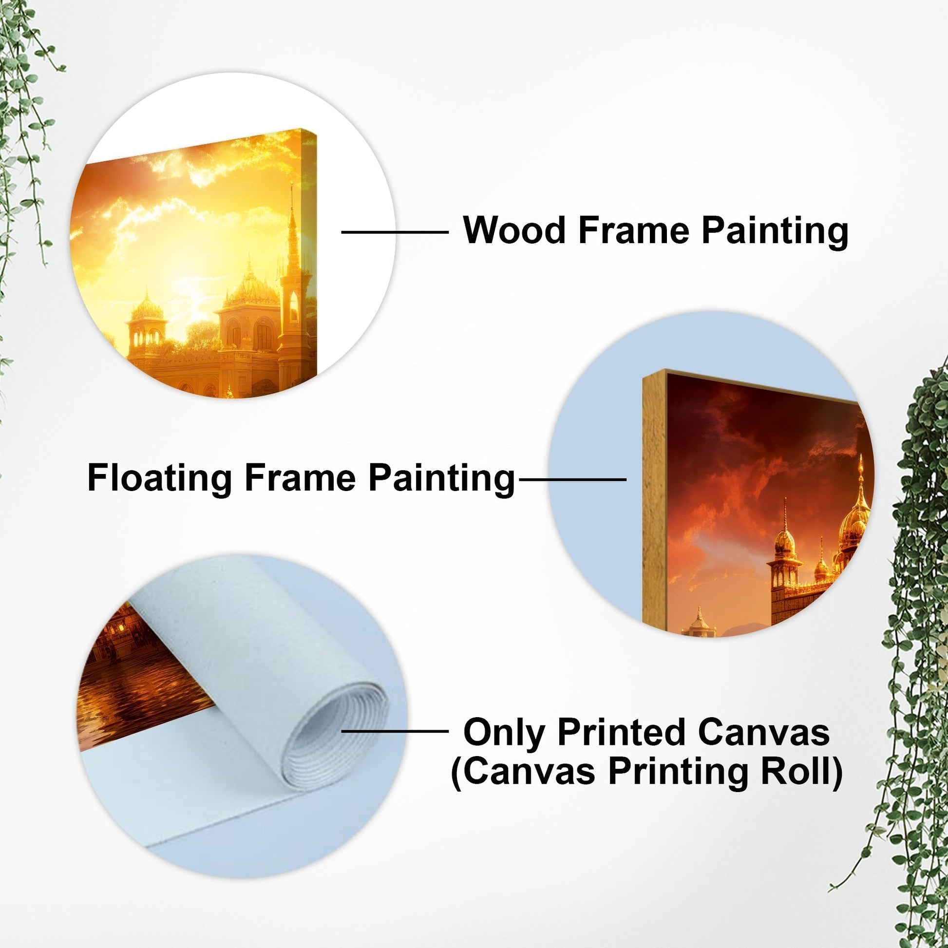 Famous Holy Golden Temple At Sunset View Canvas Wall Painting - Decor Smart
